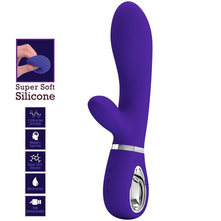 PRETTY LOVE - THOMAS MULTIFUNKTIONS-G-SPOT-VIBRATOR LILA - INTIM SPACE Online Sexshop