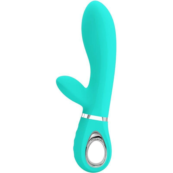 PRETTY LOVE - THOMAS MULTIFUNKTIONS-G-SPOT-VIBRATOR AQUA GREEN - INTIM SPACE Online Sexshop