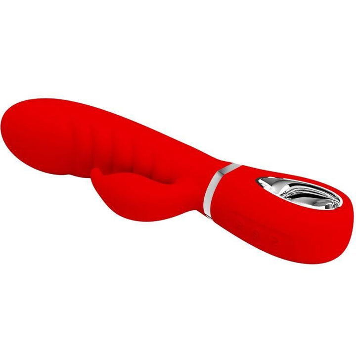 PRETTY LOVE - PRESCOTT MULTIFUNKTIONS-G-SPOT-VIBRATOR ROT - INTIM SPACE Online Sexshop