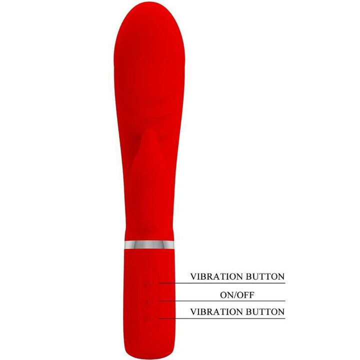 PRETTY LOVE - PRESCOTT MULTIFUNKTIONS-G-SPOT-VIBRATOR ROT - INTIM SPACE Online Sexshop