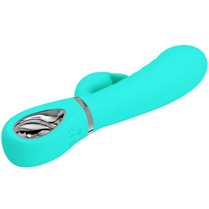 PRETTY LOVE - PRESCOTT MULTIFUNKTIONS-G-SPOT-VIBRATOR AQUA GREEN - INTIM SPACE Online Sexshop