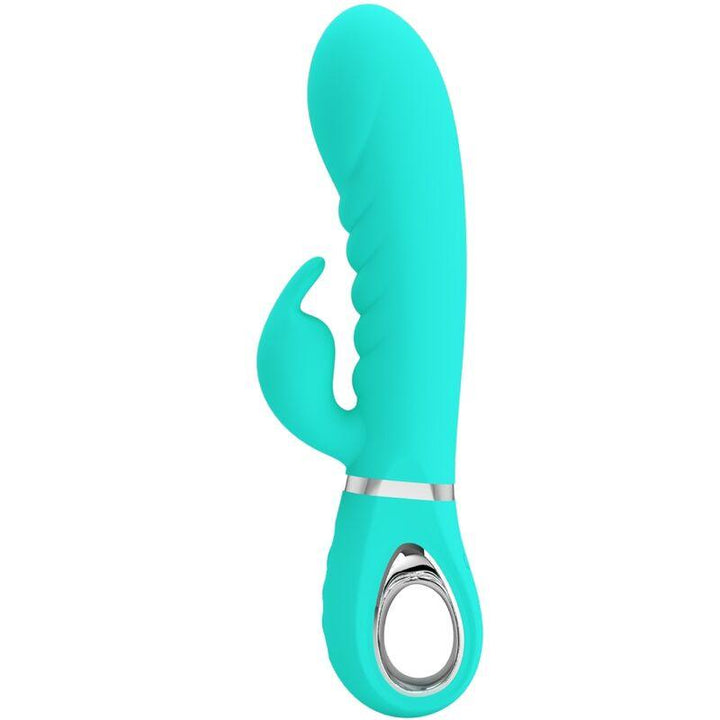 PRETTY LOVE - PRESCOTT MULTIFUNKTIONS-G-SPOT-VIBRATOR AQUA GREEN - INTIM SPACE Online Sexshop