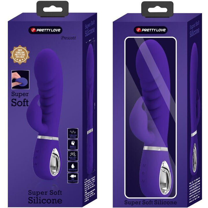 PRETTY LOVE - PRESCOTT MULTIFUNKTIONS-G-SPOT-VIBRATOR LILA - INTIM SPACE Online Sexshop