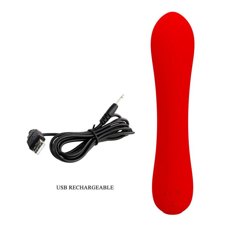 PRETTY LOVE - PRESCOTT WIEDERAUFLADBARER VIBRATOR ROT - INTIM SPACE Online Sexshop