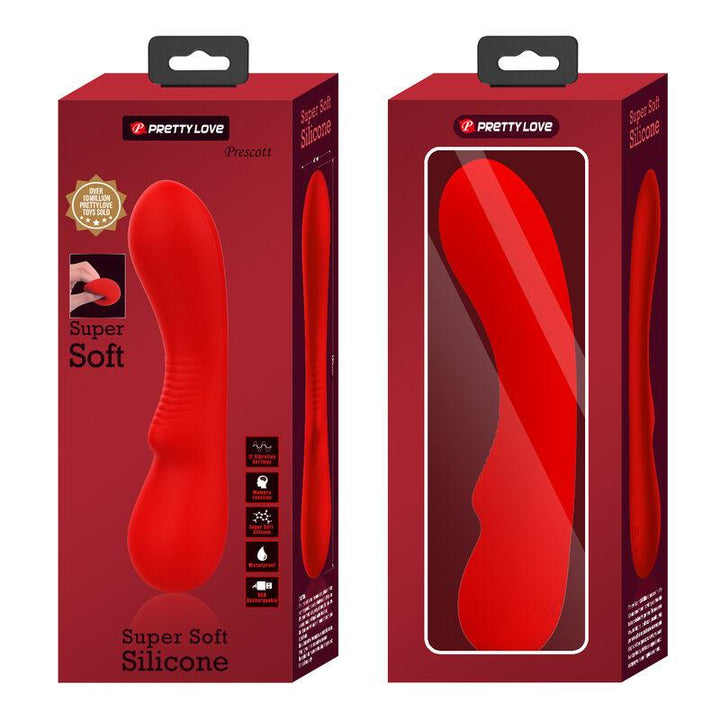 PRETTY LOVE - PRESCOTT WIEDERAUFLADBARER VIBRATOR ROT - INTIM SPACE Online Sexshop