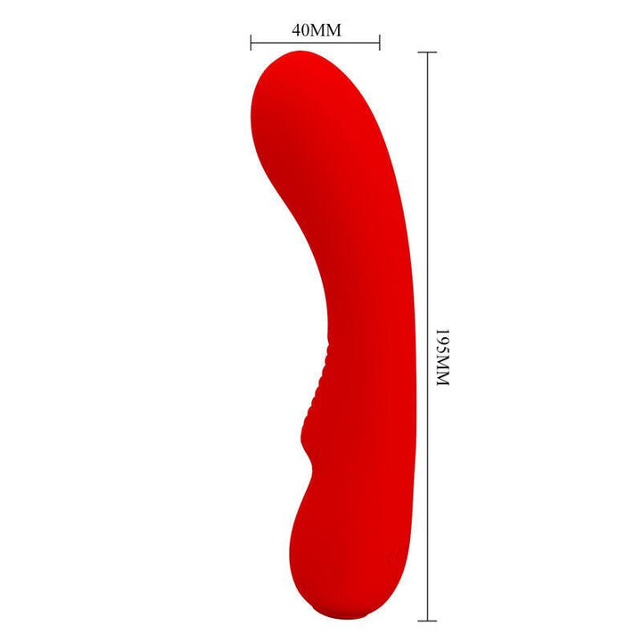 PRETTY LOVE - PRESCOTT WIEDERAUFLADBARER VIBRATOR ROT - INTIM SPACE Online Sexshop