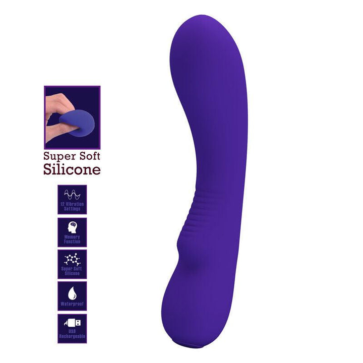 PRETTY LOVE - PRESCOTT WIEDERAUFLADBARER VIBRATOR LILA - INTIM SPACE Online Sexshop