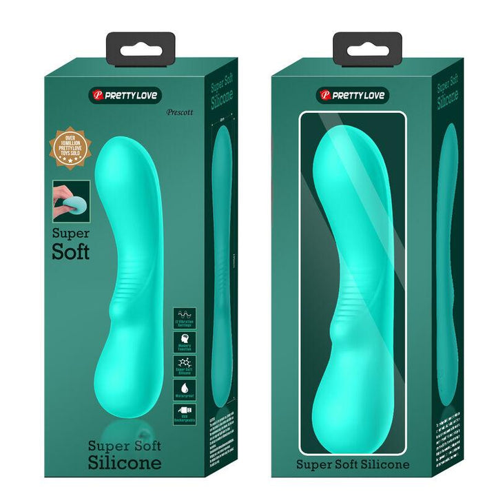 PRETTY LOVE - PRESCOTT WIEDERAUFLADBARER VIBRATOR AQUA GREEN - INTIM SPACE Online Sexshop