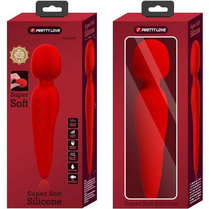 PRETTY LOVE - MEREDITH MASSAGER 12 VIBRATIONSMODI ROT - INTIM SPACE Online Sexshop