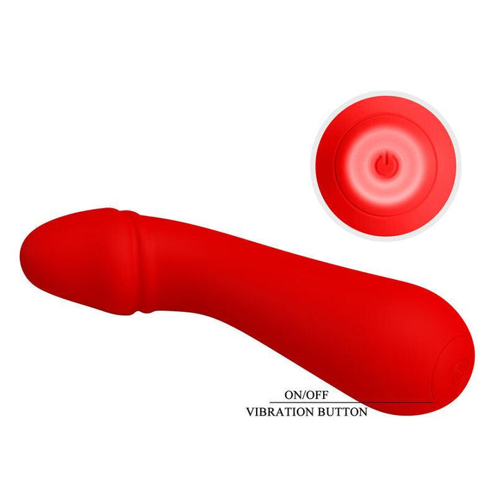 PRETTY LOVE - CETUS WIEDERAUFLADBARER VIBRATOR ROT - INTIM SPACE Online Sexshop