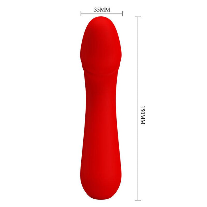 PRETTY LOVE - CETUS WIEDERAUFLADBARER VIBRATOR ROT - INTIM SPACE Online Sexshop