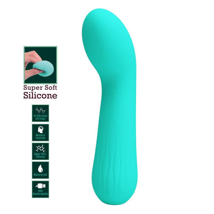 PRETTY LOVE - FAUN WIEDERAUFLADBARER VIBRATOR AQUAGRÜN - INTIM SPACE Online Sexshop