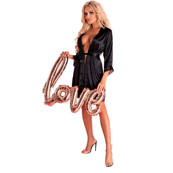 LIVCO CORSETTI FASHION - ARILADYEN LC 90568 KLEID - HÖSCHE SCHWARZ - INTIM SPACE Online Sexshop