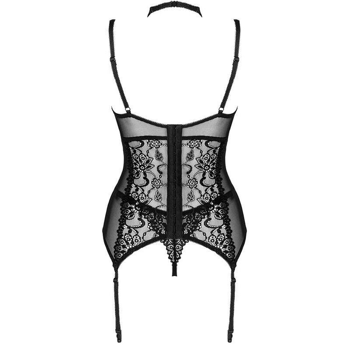 LIVCO CORSETTI FASHION - GIELLANDRA FOR THE SENSES COLLECTION KORSETT - PANTY SCHWARZ - INTIM SPACE Online Sexshop