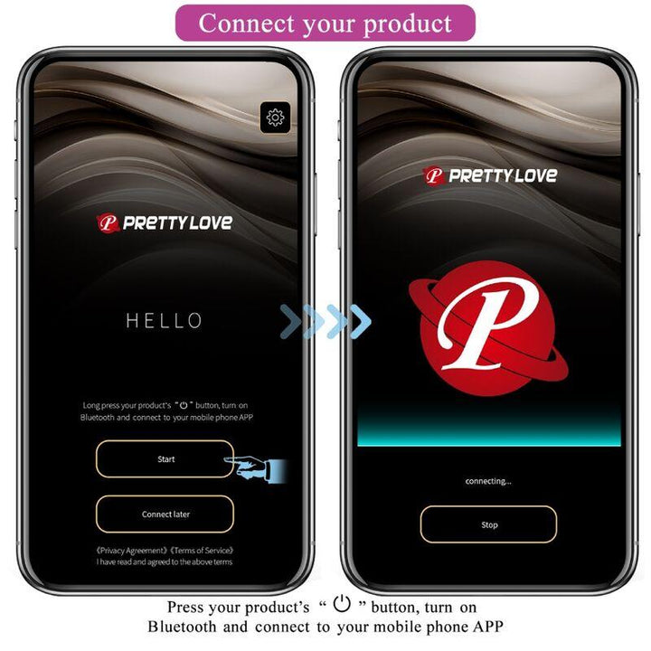 PRETTY LOVE - JAYLEEN VIBRATOR MIT APP-FERNBEDIENUNG LILA - INTIM SPACE Online Sexshop