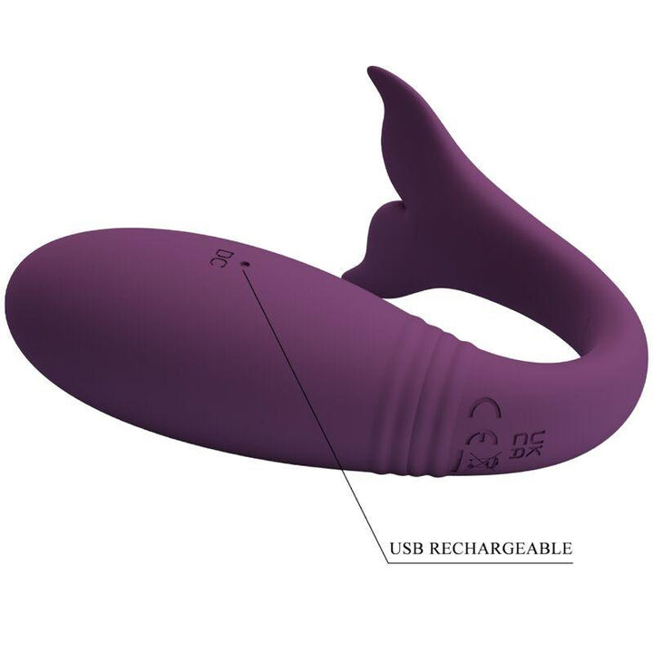 PRETTY LOVE - JAYLEEN VIBRATOR MIT APP-FERNBEDIENUNG LILA - INTIM SPACE Online Sexshop