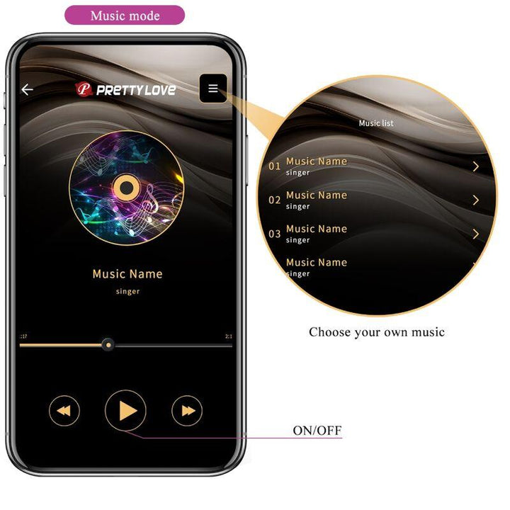 PRETTY LOVE - CATALINA VIBRATOR APP FERNBEDIENUNG LILA - INTIM SPACE Online Sexshop