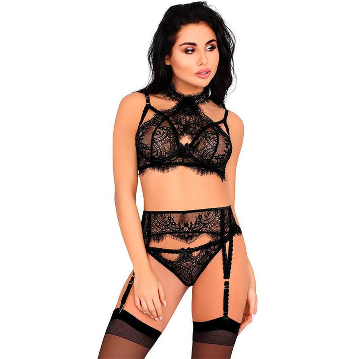 LIVCO CORSETTI FASHION - MAJALESA LC 90526 BH - STRUMPFGÜRTEL - PANTY SCHWARZ - INTIM SPACE Online Sexshop