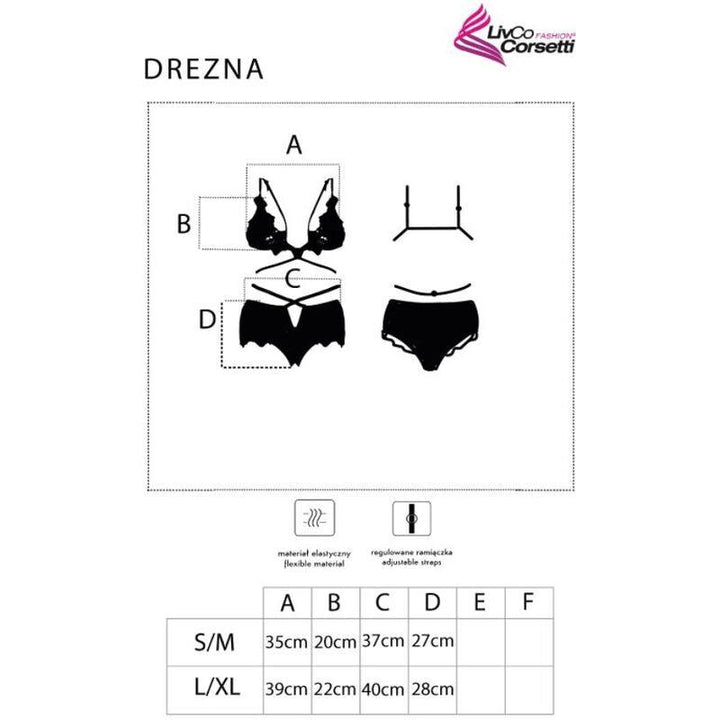 LIVCO CORSETTI FASHION - DREZNA LC 90733 BH - PANTY SCHWARZ L/XL - INTIM SPACE Online Sexshop