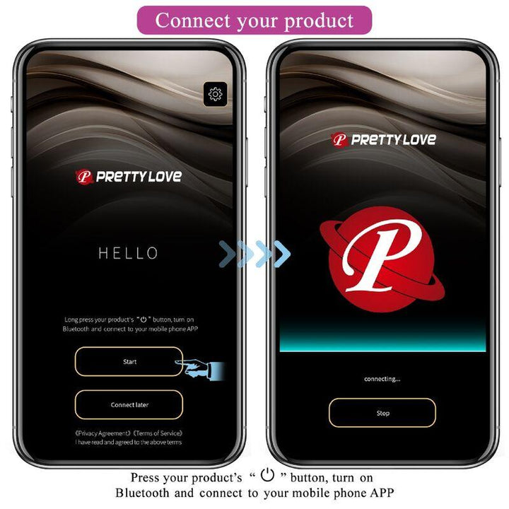 PRETTY LOVE - BILLY VIBRATIONSFERNBEDIENUNG LILA KOSTENLOSE APP - INTIM SPACE Online Sexshop