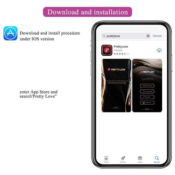 PRETTY LOVE - BILLY VIBRATIONSFERNBEDIENUNG LILA KOSTENLOSE APP - INTIM SPACE Online Sexshop