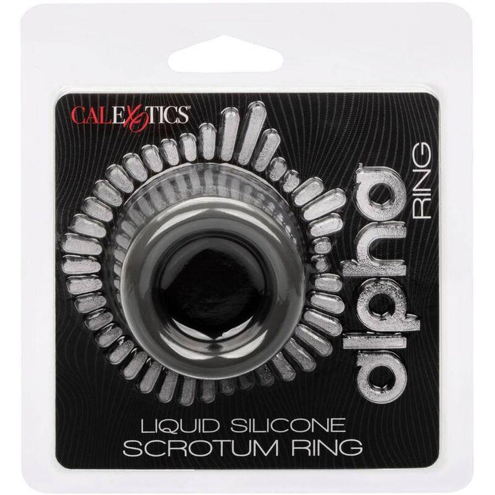 CALEXOTICS - ALPHA SCROTUM DEHNUNGSRING SCHWARZ - INTIM SPACE Online Sexshop