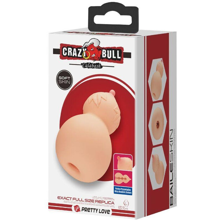 CRAZY BULL - MASTUBADOR IN KALEBASH-BRUSTFORM - INTIM SPACE Online Sexshop