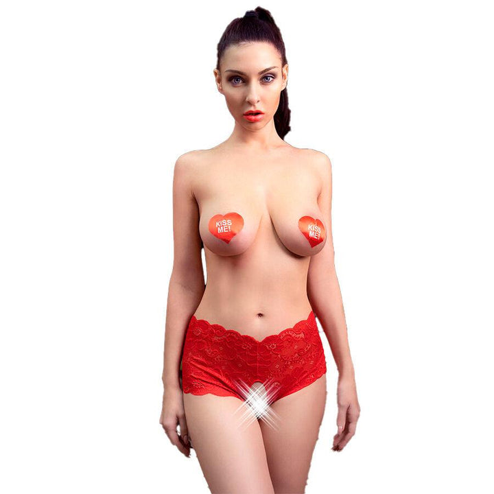 CHILIROSE - CR 4641 HÖSCHEN MIT OHNE OBERTEIL ROT S/M - INTIM SPACE Online Sexshop