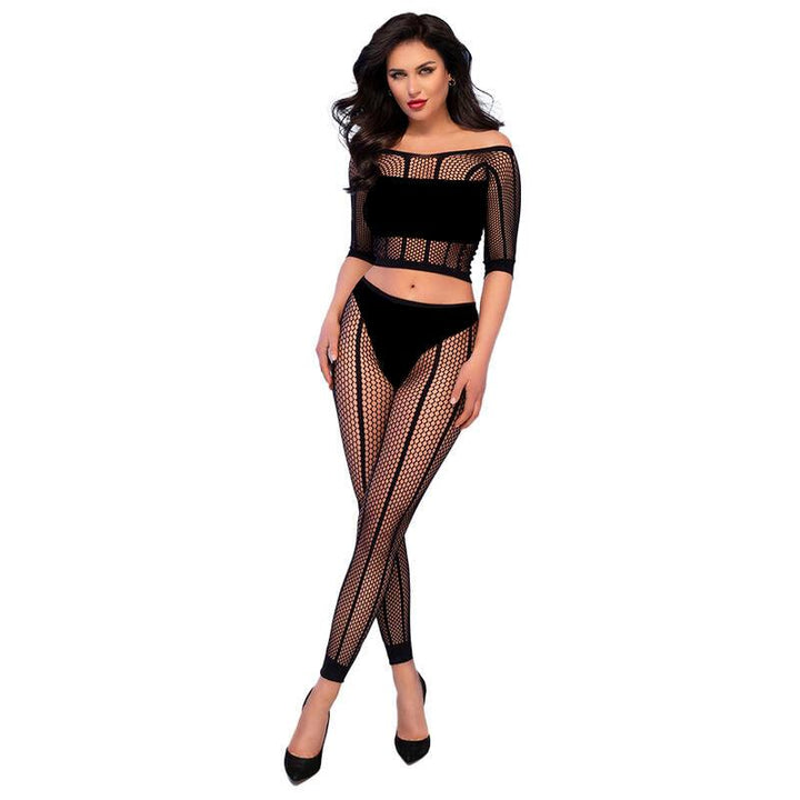 CHILIROSE - CR 4647 TOP - LEGGINS SCHWARZ S/M - INTIM SPACE Online Sexshop