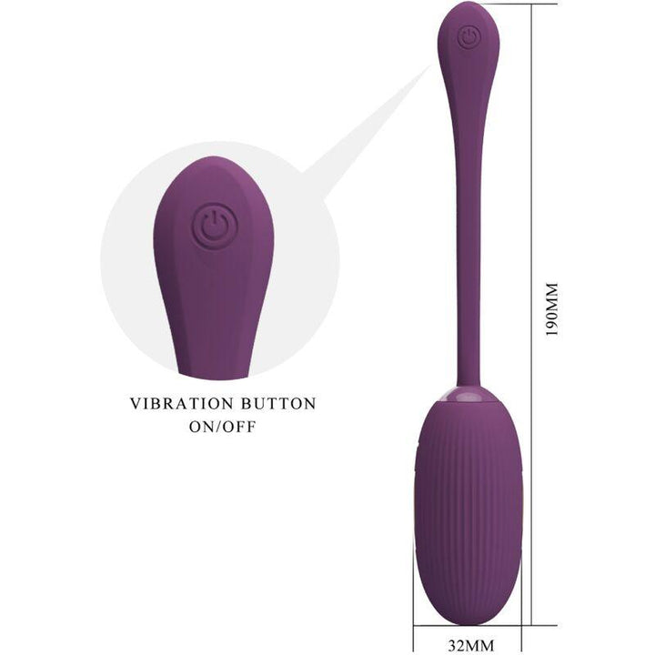 PRETTY LOVE - DOREEN PURPLE WIEDERAUFLADBARES VIBRATIONS-EI - INTIM SPACE Online Sexshop