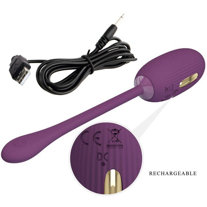 PRETTY LOVE - DOREEN PURPLE WIEDERAUFLADBARES VIBRATIONS-EI - INTIM SPACE Online Sexshop