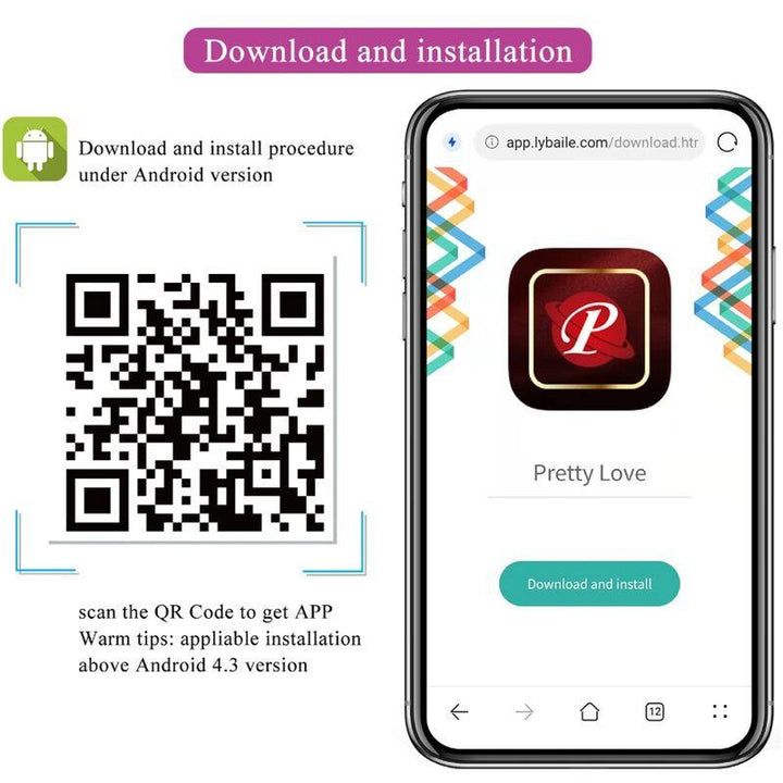 PRETTY LOVE - ABNER APP LILA - INTIM SPACE Online Sexshop