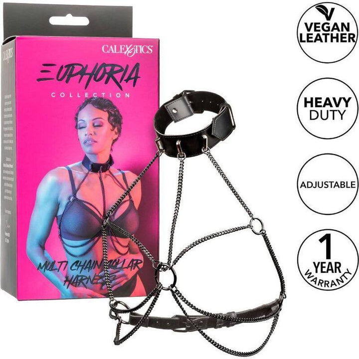 CALEXOTICS - EUPHORIA MEHRKETTENHALSBANDGESCHIRR - INTIM SPACE Online Sexshop