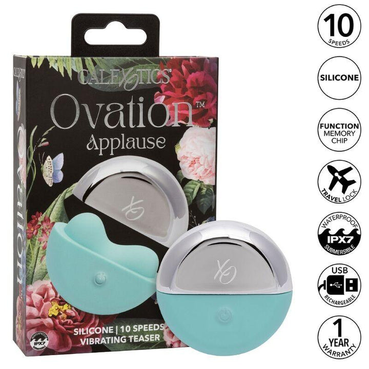 CALEXOTICS - OVATION APPLAUSE STIMULATOR AQUA GREEN - INTIM SPACE Online Sexshop