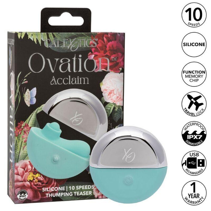 CALEXOTICS - OVATION ACCLAIM STIMULATOR AQUA GREEN - INTIM SPACE Online Sexshop