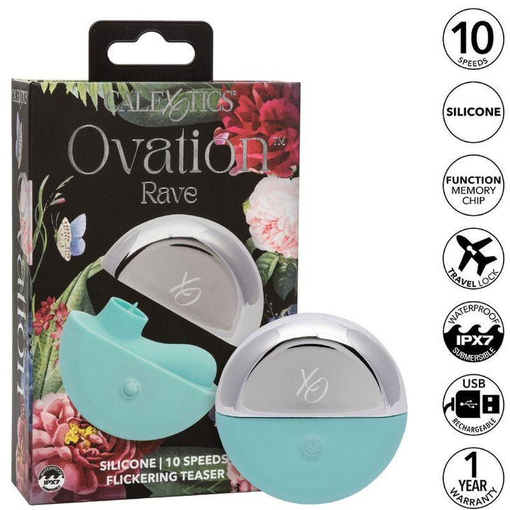 CALEXOTICS - OVATION RAVE STIMULATOR AQUA GREEN - INTIM SPACE Online Sexshop