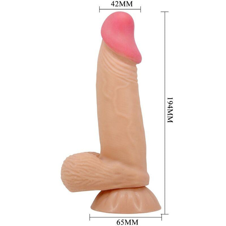 PRETTY LOVE - SLIDING SKIN SERIES REALISTISCHER DILDO MIT SLIDING SKIN SAUGNAPF 19,4 CM - INTIM SPACE Online Sexshop