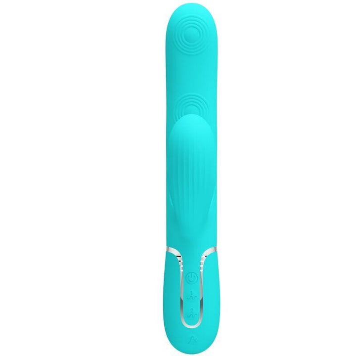 PRETTY LOVE - PERLITA MULTIFUNKTIONS-3-IN-1-G-PUNKT-VIBRATOR AQUA GRÜN - INTIM SPACE Online Sexshop