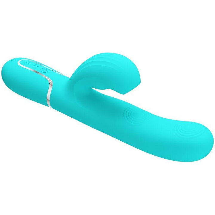 PRETTY LOVE - PERLITA MULTIFUNKTIONS-3-IN-1-G-PUNKT-VIBRATOR AQUA GRÜN - INTIM SPACE Online Sexshop