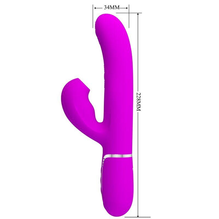 PRETTY LOVE - PERLITA MULTIFUNKTIONS-3-IN-1-G-SPOT-VIBRATOR VIOLETT - INTIM SPACE Online Sexshop