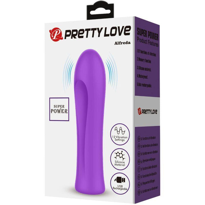 PRETTY LOVE - ALFREDA SUPER POWER VIBRATOR AQUA LILA - INTIM SPACE Online Sexshop