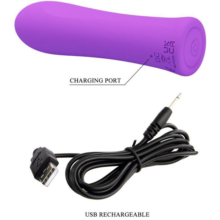 PRETTY LOVE - ALFREDA SUPER POWER VIBRATOR AQUA LILA - INTIM SPACE Online Sexshop