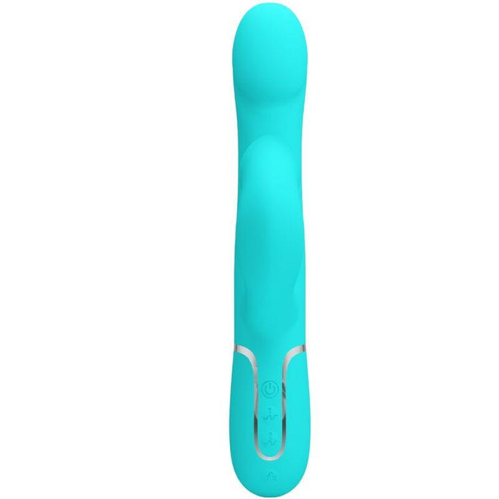 PRETTY LOVE - RABBIT VIBRATOR PEARLS AQUA GREEN - INTIM SPACE Online Sexshop