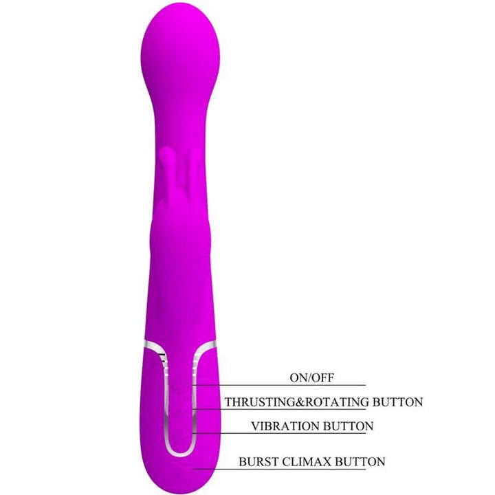 PRETTY LOVE - DEJON RABBIT VIBRATOR - IN - MULTIFUNKTIONSVIOLETT - INTIM SPACE Online Sexshop