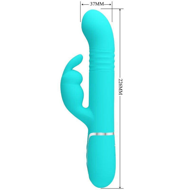 PRETTY LOVE - COALE RABBIT VIBRATOR PERLEN AQUAGRÜN - INTIM SPACE Online Sexshop