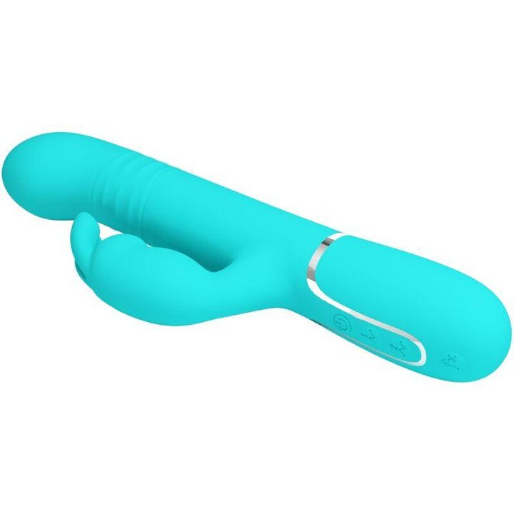 PRETTY LOVE - COALE RABBIT VIBRATOR PERLEN AQUAGRÜN - INTIM SPACE Online Sexshop