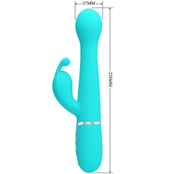 PRETTY LOVE - DEJON RABBIT VIBRATOR - IN - MULTIFUNKTIONS-AQUAGRÜN - INTIM SPACE Online Sexshop