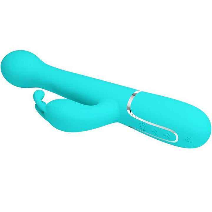 PRETTY LOVE - DEJON RABBIT VIBRATOR - IN - MULTIFUNKTIONS-AQUAGRÜN - INTIM SPACE Online Sexshop