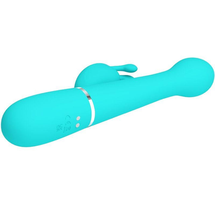 PRETTY LOVE - DEJON RABBIT VIBRATOR - IN - MULTIFUNKTIONS-AQUAGRÜN - INTIM SPACE Online Sexshop