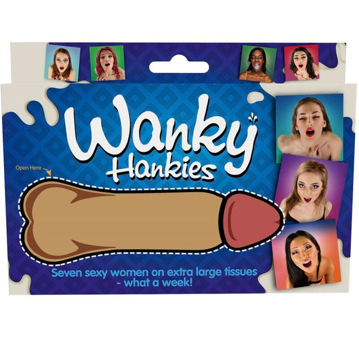 SPENCER - FLEETWOOD - WANKY HANKIES - EXTRA GROßE DAMENTASCHENTÜCHER - INTIM SPACE Online Sexshop